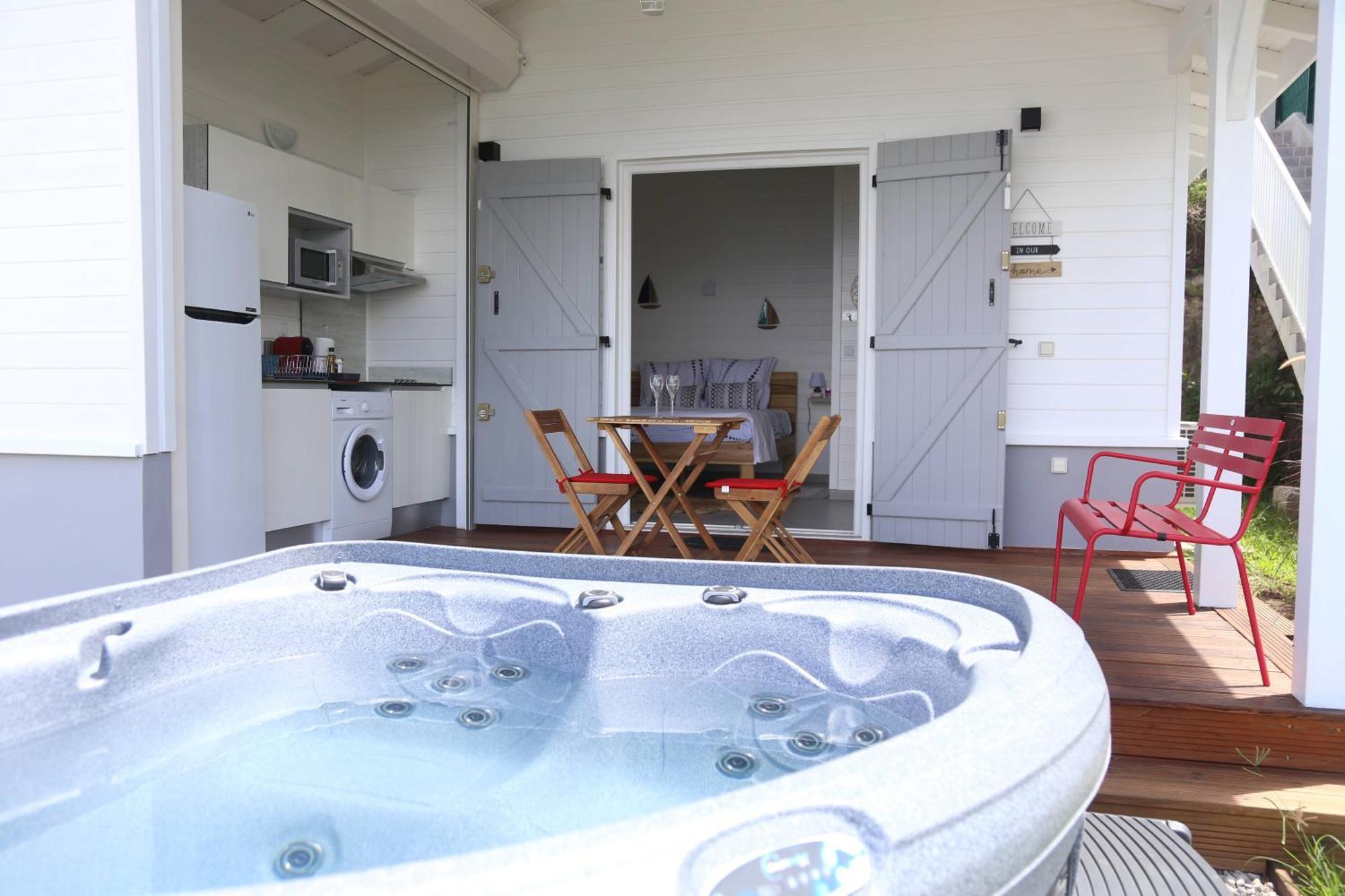 Bungalow Palbea Superieur Avec Spa Et Vue Mer Schoelcher Eksteriør bilde