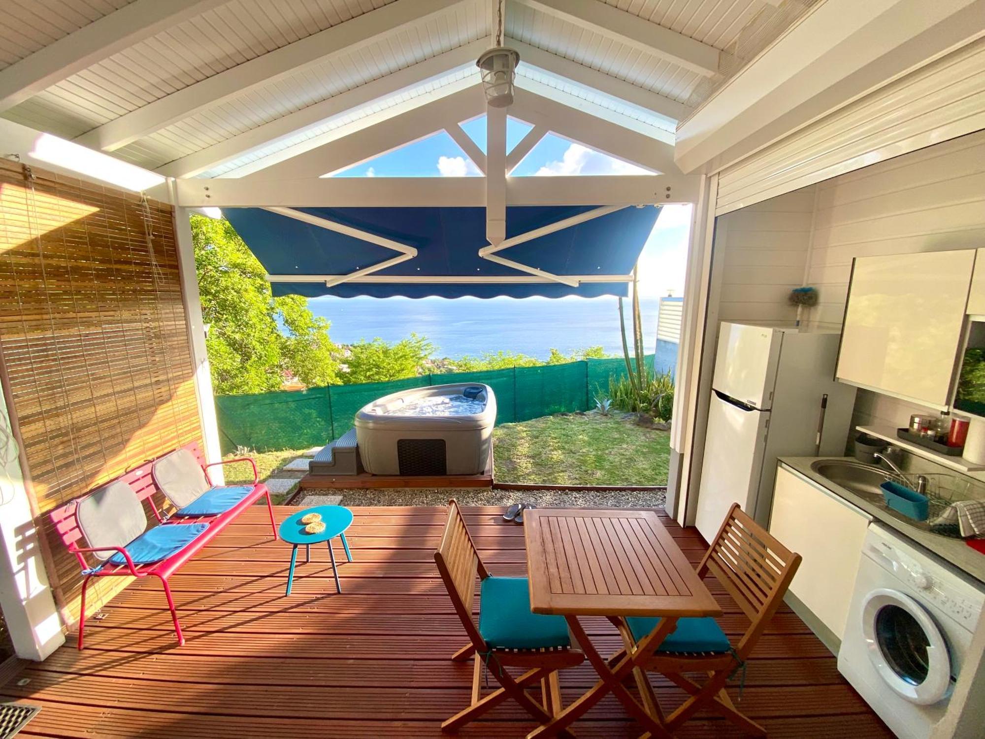 Bungalow Palbea Superieur Avec Spa Et Vue Mer Schoelcher Eksteriør bilde